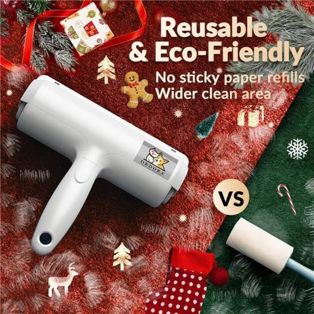 Reuseable Hair Remover -Pet Hair Roller for Cat,Couch,Furniture,Carpet & Bedding
